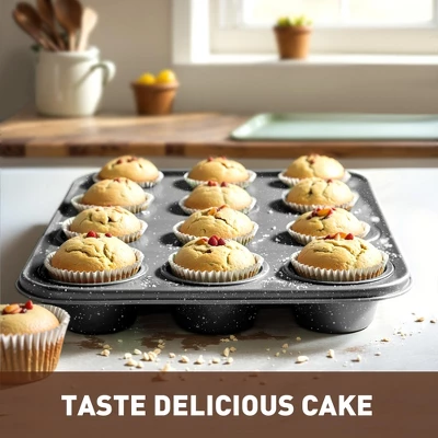 Captiva Designs Nonstick Granite Cookware And Bakeware Set With Heat-Resistant Bakelite Handle 12 Captiva Designs Nonstick Granite Cookware And Bakeware Set With Heat-Resistant Bakelite Handle - Image 10