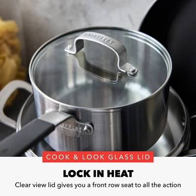 Bobby Flay 10pc Stainless Steel Cookware Set 12 Bobby Flay 10pc Stainless Steel Cookware Set - Image 10