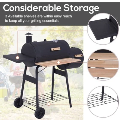 Mojgar Portable Backyard Charcoal BBQ Grill 8 Mojgar Portable Backyard Charcoal BBQ Grill - Image 6