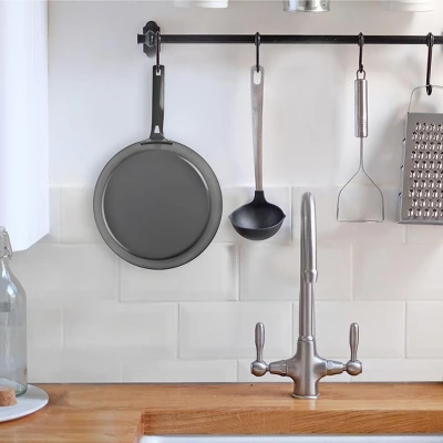 Commercial CHEF 12" Carbon Steel Skillet, Non Stick Frying Pan With Ceramic Coating, Safe For Any Cooktop, Oven Or Grill 3 Commercial CHEF 12" Carbon Steel Skillet, Non Stick Frying Pan With Ceramic Coating, Safe For Any Cooktop, Oven Or Grill