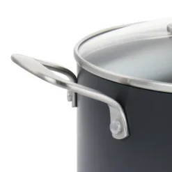 Martha Stewart 10 Piece Nonstick Hard Aluminum Cookware Set In Matte Black -Cookware Store GUEST e656da99 153f 442a b0e4 f54ddf074374