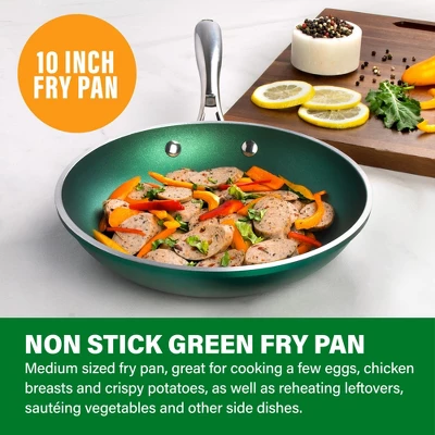 Granitestone Emerald 10" Nonstick Fry Pan With Stay Cool Handle 4 Granitestone Emerald 10" Nonstick Fry Pan With Stay Cool Handle - Image 2