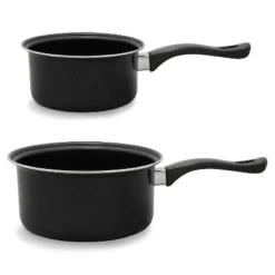 Brentwood 2-Piece Nonstick Carbon Steel Saucepan Set In Black 15 Brentwood 2-Piece Nonstick Carbon Steel Saucepan Set In Black -Cookware Store GUEST e7cc7ab5 a5e3 4557 9af2 a696c2229e57