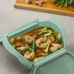 Itopfox Microwave Steamer, 2-Pack Silicone Food Steamer For Cooking, Vegetable Pot With Lids Vegetables Fish Prep Meal Food, Microwave & Freezer Safe -Cookware Store GUEST e837411b 9aa5 4cfc 8800 f2f13bf4be38