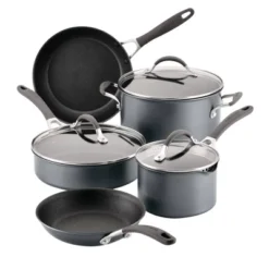 Circulon A1 Series With ScratchDefense Technology 8pc Nonstick Induction Cookware Pots And Pans Set - Graphite: Dishwasher-Safe, Tempered Glass Lids 35 Circulon A1 Series With ScratchDefense Technology 8pc Nonstick Induction Cookware Pots And Pans Set - Graphite: Dishwasher-Safe, Tempered Glass Lids -Cookware Store GUEST e859ffe3 9bdb 4b8d 8be2 3b73f141712e
