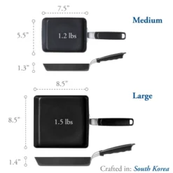 TECHEF Tamagoyaki Japanese Omelette Pan/Egg Pan - Medium/Black 10 TECHEF Tamagoyaki Japanese Omelette Pan/Egg Pan - Medium/Black -Cookware Store GUEST e8d5b45e 403e 4d56 9cef 490e2874c7c8