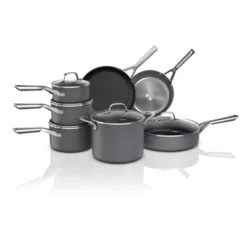 Ninja NeverStick Signature Hard-Anodized 12pc Cookware Set CW79012: Nonstick, Chip-Resistant, Oven-Safe, Tempered Glass Lids 21 Ninja NeverStick Signature Hard-Anodized 12pc Cookware Set CW79012: Nonstick, Chip-Resistant, Oven-Safe, Tempered Glass Lids -Cookware Store GUEST e94d699c 9fb6 4ac2 8924 802fbcbe3193