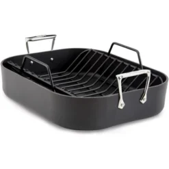 All-Clad HA1 Hard Anodized Nonstick Roaster And Nonstick Rack 13x16 Inch 7 All-Clad HA1 Hard Anodized Nonstick Roaster And Nonstick Rack 13x16 Inch -Cookware Store GUEST e977846e 6b5d 4fae 99a4 f18cbe316b22