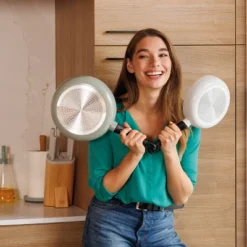 BergHOFF Leo Glints Nonstick Ceramic Cookware Set, Recycled Aluminum -Cookware Store GUEST ea5d13d7 d68d 48a9 b83f f7b5837578b7