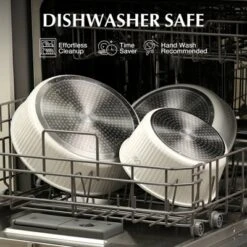 KOCH SYSTEME CS 17pcs Pots And Pans Set Non Stick, Nonstick Ceramic Cookware Set With Detachable Handle, Cream White 13 KOCH SYSTEME CS 17pcs Pots And Pans Set Non Stick, Nonstick Ceramic Cookware Set With Detachable Handle, Cream White -Cookware Store GUEST ea9221b5 fbe2 4d78 8de3 2e10570b6fff