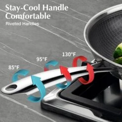 KOCH SYSTEME KOCH SYSTEME CS Hybrid Nonstick Stainless Steel Frying Pan, Omelette Pan With Stay Cool Handle, Dishwasher & Oven Safe -Cookware Store GUEST eb9ad793 6323 4142 b44f ec62045e4d9b