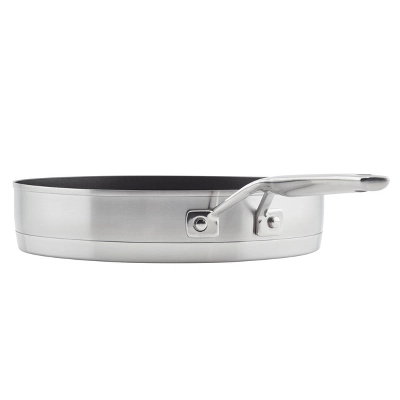 KitchenAid 3-Ply Base Stainless Steel 10.25" Nonstick Round Grill Pan: Induction Safe, Dishwasher & Oven Safe Griddle 13 KitchenAid 3-Ply Base Stainless Steel 10.25" Nonstick Round Grill Pan: Induction Safe, Dishwasher & Oven Safe Griddle - Image 11