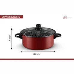 J&V TEXTILES Non-Stick 3-Piece Deep Fryer Set -Cookware Store GUEST ecfa16ed 4a11 4e31 8458 2423dd143c5b