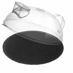 Itopfox Microwave Splatter Cover With Water Steamer, Clear Lid For Food, Integrated Handle, BPA-Free Splatter Guard, Essential Kitchen Gadgets -Cookware Store GUEST ed191ec8 fbc2 45f5 9058 e41ff2e53010