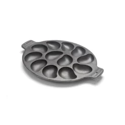 Oyster Grill Pan - Black - Outset: Heavy Duty Cast Iron, Non-Stick, Hand Wash, 12-Section, Compatible With Gas Cooktops -Cookware Store GUEST edb7c93e 4099 4e1b b063 5f45543a6824