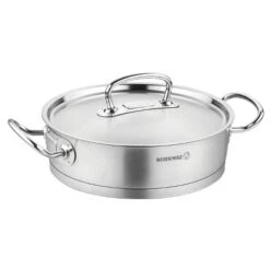 Korkmaz Proline Professional Series Stainless Steel Saute Pan With Lid In Silver 13 Korkmaz Proline Professional Series Stainless Steel Saute Pan With Lid In Silver -Cookware Store GUEST edd58594 9e4d 4daf 846b 0e5941b5e3b8