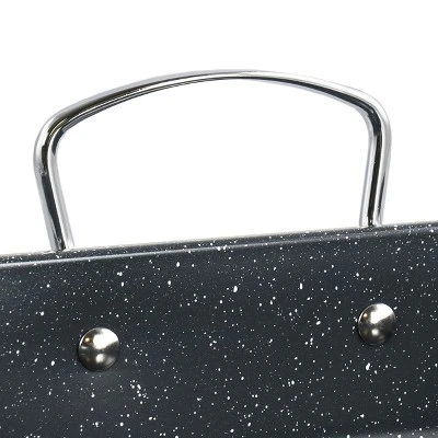 Kenmore 16.5 Inch Large Carbon Steel Roaster With Rack 6 Kenmore 16.5 Inch Large Carbon Steel Roaster With Rack - Image 4