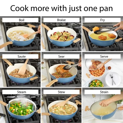 GoodCook Healthy Ceramic All In One Pan 9 GoodCook Healthy Ceramic All In One Pan - Image 7