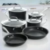 Kenmore Pro Arbor Heights 10 Piece Nonstick Aluminum Cookware Set In Black -Cookware Store GUEST ee9151b8 c13a 4c91 97c4 c491bbfad6fe