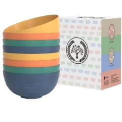 Itopfox 8-Piece Wheat Straw Cereal Bowls Set, Unbreakable & Lightweight, Microwave & Dishwasher Safe, Ideal For Soup, Salad, Oatmeal, And More -Cookware Store GUEST eea5fc8e 4d42 4f9c b08d 18be7327bff4