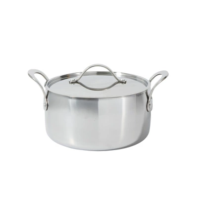 Bloomhouse 8 Piece Triply Stainless Steel Pots And Pans Cookware Set W/ Non Toxic Pro Ceramic Non Stick Interior 9 Bloomhouse 8 Piece Triply Stainless Steel Pots And Pans Cookware Set W/ Non Toxic Pro Ceramic Non Stick Interior - Image 7