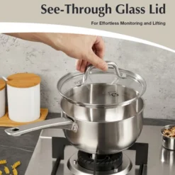 KOCH SYSTEME CS Stainless Steel 10 Pcs Cookware Set, Pots And Pans Kitchen Set, Induction, Oven, Dishwasher Safe, Professional Chef Quality -Cookware Store GUEST f0609376 606b 40f0 9cb7 c930d1a7c0f4