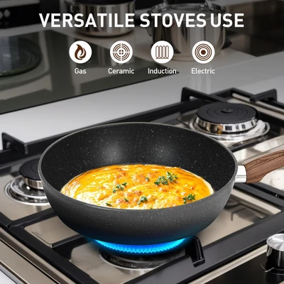 Captiva Designs Nonstick Granite Cookware And Bakeware Set With Heat-Resistant Bakelite Handle 8 Captiva Designs Nonstick Granite Cookware And Bakeware Set With Heat-Resistant Bakelite Handle - Image 6