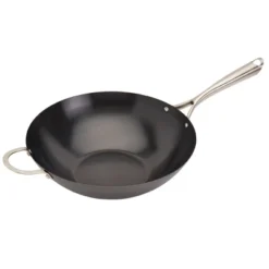Infuse 14" Open Wok With Stainless Steel Handle: Carbon Steel Nonstick Pan, Gas & Induction Compatible Cookware -Cookware Store GUEST f0ead439 7ae0 404f 8d47 8c6b9cf186c2