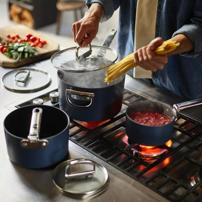 Joseph Joseph Space Saving 10pc Ceramic Nonstick Cookware Set With Folding Handle 10 Joseph Joseph Space Saving 10pc Ceramic Nonstick Cookware Set With Folding Handle - Image 8