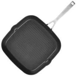 KitchenAid Hard-Anodized Induction 11.25" Nonstick Square Grill Pan: Gas & Induction Compatible, Oven-Safe, Matte Black -Cookware Store GUEST f0f7c977 2d1a 4237 861d fb88c0e104aa