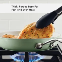 KitchenAid Hard Anodized 10" Nonstick Ceramic Frying Pan - Pistachio: 10 Inch Stir Fry Pan, Stainless Steel Handle, Hand Wash 13 KitchenAid Hard Anodized 10" Nonstick Ceramic Frying Pan - Pistachio: 10 Inch Stir Fry Pan, Stainless Steel Handle, Hand Wash -Cookware Store GUEST f15c1e4d 6455 4049 b5cd 5b94912e5132