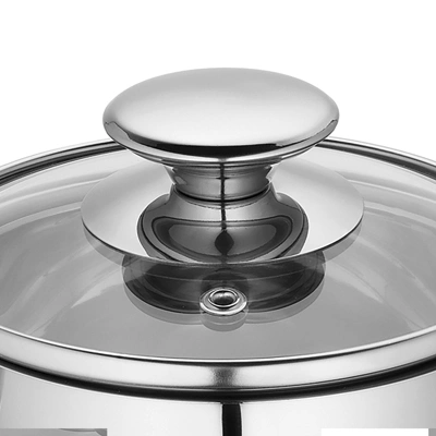 Kuchenprofi Mini Stockpot W/ Glass Lid, 1 Qt., 5.5-Inch Diameter 3 Kuchenprofi Mini Stockpot W/ Glass Lid, 1 Qt., 5.5-Inch Diameter