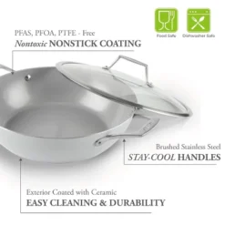 TECHEF CeraTerra - 5qt Ceramic Nonstick All Purpose Chef Pan With Cover 13 TECHEF CeraTerra - 5qt Ceramic Nonstick All Purpose Chef Pan With Cover -Cookware Store GUEST f2888ee8 66cd 4635 b7d3 d44238a8f566