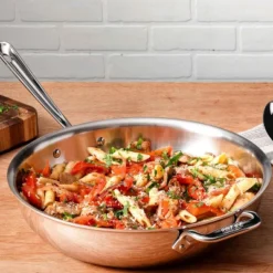 All-Clad D3 3-Ply Stainless Steel Large Weeknight Fry Pan With Lid 4 Quart -Cookware Store GUEST f2fa780a f7fb 431d a038 a08a68722062