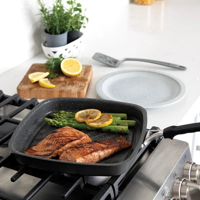 Nordic Ware Verde Ceramic Nonstick Searing Grill Pan 4 Nordic Ware Verde Ceramic Nonstick Searing Grill Pan - Image 2