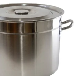 Lehman's Stainless Steel Home Canning Water Bath Canner Stockpot With Lid 20 Qt