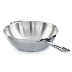 BergHOFF Helix Recycled 18/10 Stainless Steel 12" Wok Pan 5.6qt -Cookware Store GUEST f40e92e3 bbf2 49c0 be43 93b9536b5b24
