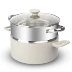 Granitestone Desert Collection Beige 20 Piece Nonstick Cookware Set With Utensils