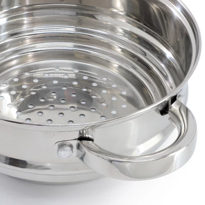 Oster® Oster Sangerfield 8 Inch Universal Stainless Steel Steamer With Lid 5 Oster® Oster Sangerfield 8 Inch Universal Stainless Steel Steamer With Lid - Image 3
