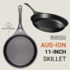 Solidteknics AUS-ION 11-inch Lightweight Iron Skillet - Pre-Seasoned - All-Purpose Cookware For Stovetop, Oven, BBQ, Campfire 1 Solidteknics AUS-ION 11-inch Lightweight Iron Skillet - Pre-Seasoned - All-Purpose Cookware For Stovetop, Oven, BBQ, Campfire -Cookware Store GUEST f4a75921 a2b0 41d3 abed a742f6cf55d9