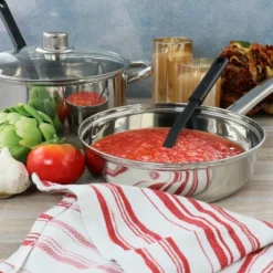 Gibson Home 5 Piece Mirror Polish Stainless Steel Cookware Set -Cookware Store GUEST f5bf0089 d5f5 40b9 a679 5d0325cd375f