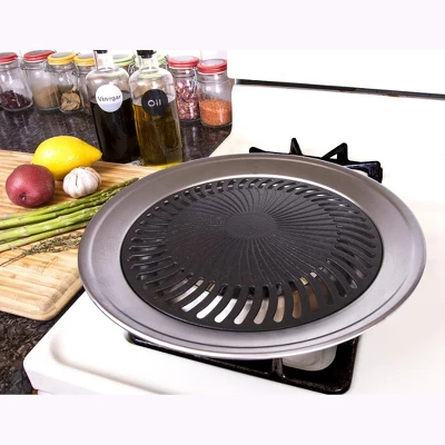 Kitchen + Home Stove Top Grill - Smokeless Nonstick Indoor Grill 3 Kitchen + Home Stove Top Grill - Smokeless Nonstick Indoor Grill