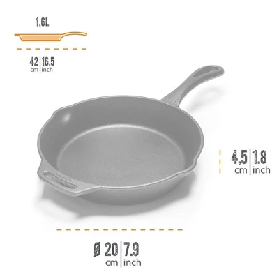 Petromax Cast Iron Fire Skillet For Kitchen Or Camping, Pre-Seasoned Cookware For Campfire Or Home Oven And Stove, Conducts Heat Evenly, Long Handle 5 Petromax Cast Iron Fire Skillet For Kitchen Or Camping, Pre-Seasoned Cookware For Campfire Or Home Oven And Stove, Conducts Heat Evenly, Long Handle - Image 3