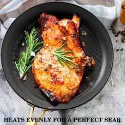 Non Stick Frying Pan – 10 Inch Cast Iron Skillet With Stay-Gold Stainless Steel Handle, Scratch-resistant And Anti-frictional , Induction Compatible. -Cookware Store GUEST f6559692 5dd7 4900 bd29 b40b3b55acb2