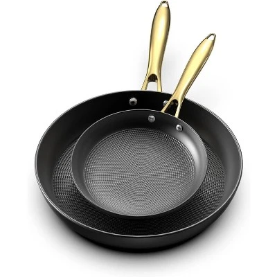 Imarku Professional Cooking Utensils , Nonstick Cast Iron Skillets 2pcs, 8 Inch, 12 Inch Frying Pizza Pans, Cast Iron Pans, Dishwasher Safe 10 Imarku Professional Cooking Utensils , Nonstick Cast Iron Skillets 2pcs, 8 Inch, 12 Inch Frying Pizza Pans, Cast Iron Pans, Dishwasher Safe - Image 8