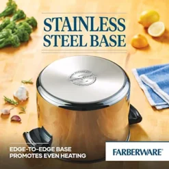 Farberware Classic Stainless Steel 8-Quart Stockpot With Lid, Stainless Steel Pot With Lid, Silver -Cookware Store GUEST f811490e df30 4a64 a555 1a6ac36d577c