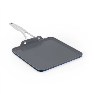 Calphalon Premier Ceramic Square Griddle Midnight: Nonstick Grill & Tortilla Pan, Anodized Aluminum, Oven & Dishwasher Safe 7 Calphalon Premier Ceramic Square Griddle Midnight: Nonstick Grill & Tortilla Pan, Anodized Aluminum, Oven & Dishwasher Safe - Image 6