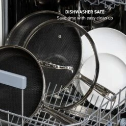 T-fal 12" Stainless Steel Fry Pan, HybridMesh, Silver -Cookware Store GUEST f824bcc2 4a36 40f5 9c97 5c0d875e015d