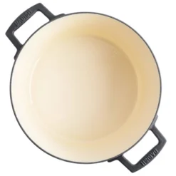 Gibson Home Babish 6qt Round Matte Enamel Cast Iron Dutch Oven: 14.75" Braisers, Hand Wash, Non-Induction Compatible 19 Gibson Home Babish 6qt Round Matte Enamel Cast Iron Dutch Oven: 14.75" Braisers, Hand Wash, Non-Induction Compatible -Cookware Store GUEST f91b5b74 df2b 44ac bc40 4b2df964bf00