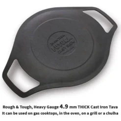 Hawkins Futura 24" Cast Iron Griddle Tava: Hand Wash, Gas Compatible, 1 Year Warranty, 4.2 Lbs, Red 11 Hawkins Futura 24" Cast Iron Griddle Tava: Hand Wash, Gas Compatible, 1 Year Warranty, 4.2 Lbs, Red -Cookware Store GUEST f93e2e68 af01 403c a2f2 87737e5d6b58